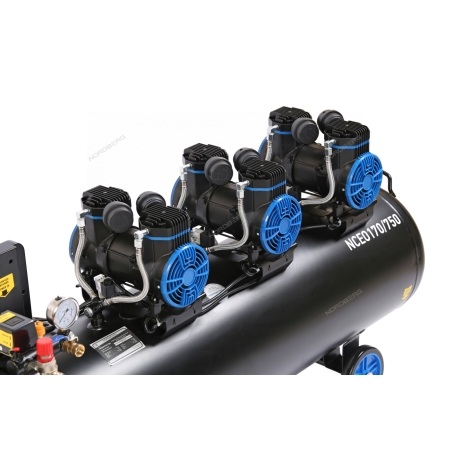 Компрессор безмасляный 380 В, ресивер 170 л, 750 л/мин NCEO170/750 (NORDBERG)