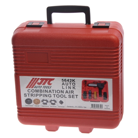 Машинка пневматическая шлифовальная угловая 3600об/мин., 90PSI с комплектом дисков JTC