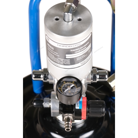 Установка пневматическая для раздачи густой смазки с баком 20 л NO5020 (NORDBERG)