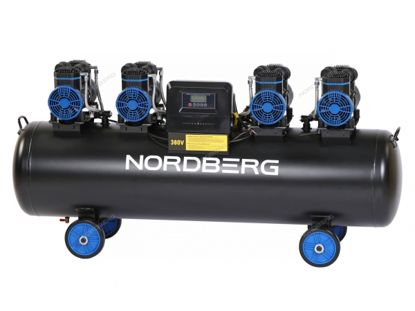 Компрессор безмасляный 380 В, ресивер 200 л, 1000 л/мин NCEO200/1000 (NORDBERG)