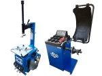 Комплект ES-3022 Шиномонтажный станок полуавтомат + ES-600 Балансировочный станок