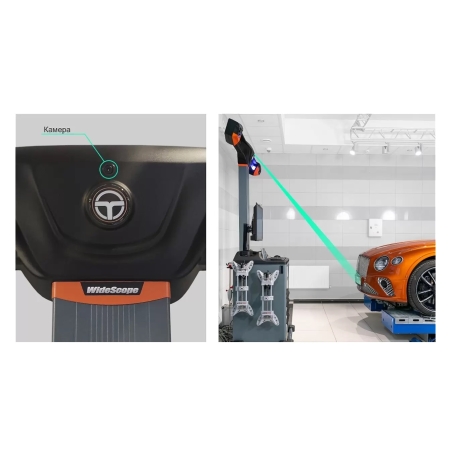 TS5.5D-4L Подъемник 4-хст. г/п 5,5 т, 380 V с траверсой+T 7204 TAS Стенд сход-развал 3D Техно Вектор