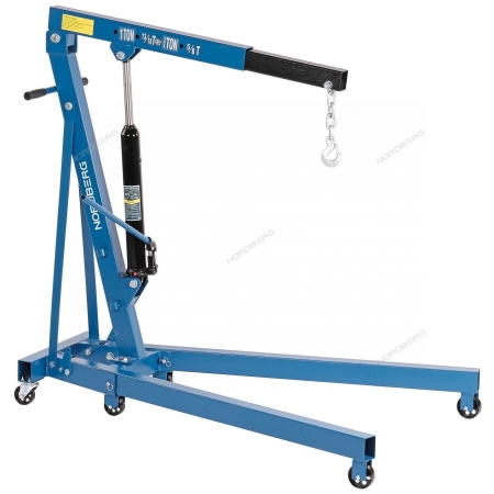 Кран гусь для снятия двигателя 1т 4-х ходовый N3710