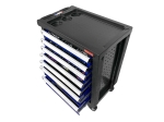 Тележка инструментальная 7 ящиков с 12 ложементами WP285002A WORKPRO (186 предметов)