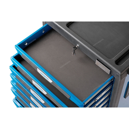 Тележка инструментальная, 7 выдвижных ящиков, синяя T7N(B) (NORDBERG)