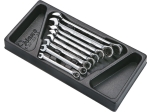 Набор ключей трещоточных с реверсом Hans в ложементе, TT-34