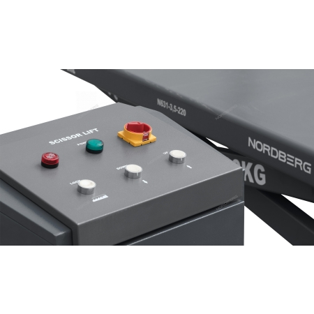 Подъемник ножничный для автосервиса 3,5т мобильный с встроенными адаптерами для SUV380в N631-3,5G_380