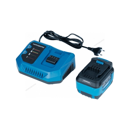 Гайковерт аккумуляторный, 1/2\", 20 В, 1000 Нм, с аккумулятором 6А и зарядным устройством NE810K (NORDBERG)