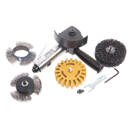 Машинка пневматическая шлифовальная угловая 3600об/мин., 90PSI с комплектом дисков JTC