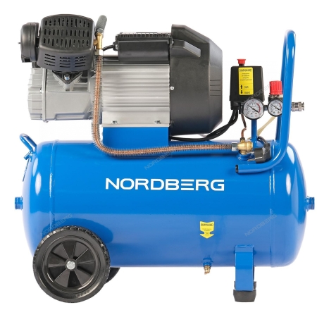 Компрессор поршневой V-образный 220 В, ресивер 50 л, 360 л/мин NCE50/360V (NORDBERG)