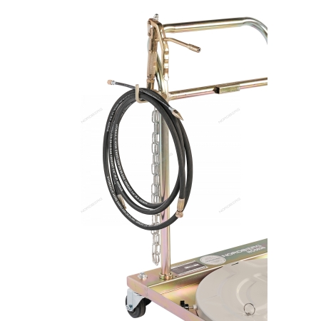 Насос для бочки 200 л для масла и смазки пневматический c тележкой NO5026 (NORDBERG)