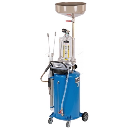 Установка для сбора масла пневматическая, 65 л, синяя 2379B (NORDBERG)