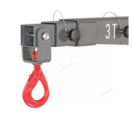 Кран подкатной гидравлический складной 3т усиленный N3771