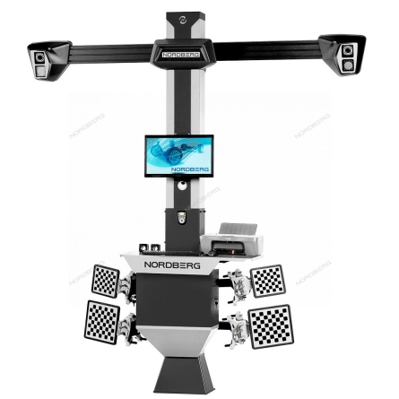 Стенд сход-развал 3D для ям и подъемников, серый C802 (7015) (NORDBERG)