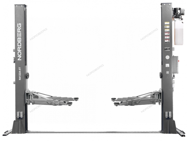 Автомобильный гидравлический подъемник двухстоечный 5т электростопора 380в N4122AE-5G_380