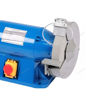 Заточной станок профессиональный диам. 200мм с шлифовальной лентой, 220В EG2009T (NORDBERG)