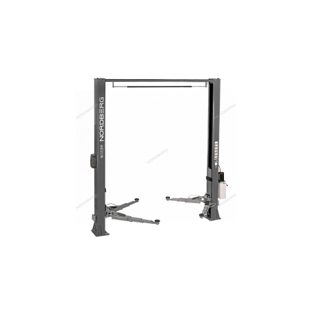 Подъемник гидравлический автомобильный двухстоечный 4т с верхней синхронизацией + снятие со стопоров с одной колонны 380в N4122HM-4G