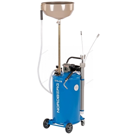 Установка для сбора масла пневматическая, 65 л, синяя 2379-CB (NORDBERG)