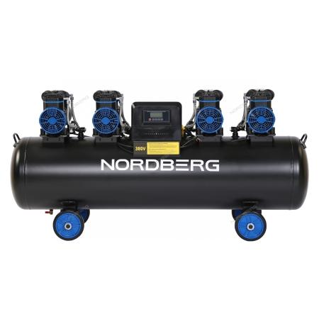 Компрессор безмасляный 380 В, ресивер 200 л, 1000 л/мин NCEO200/1000 (NORDBERG)