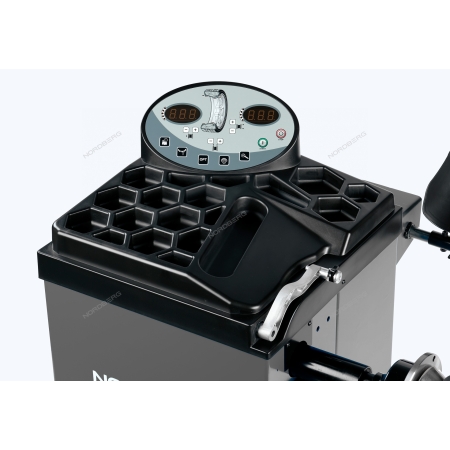 Станок балансировочный с автоматическим вводом 2х параметров, лазером и автостопом (серый) 4523N1(G) (NORDBERG)