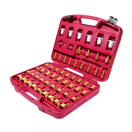 Набор адаптеров для тестирования автокондиционера (VW,AUDI) в кейсе JTC