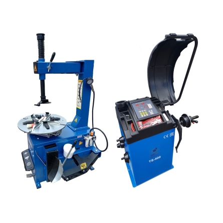 Комплект TS-21 Станок шиномонтажный 11-20"+ TS-500 Балансировочный стенд для легковых авто