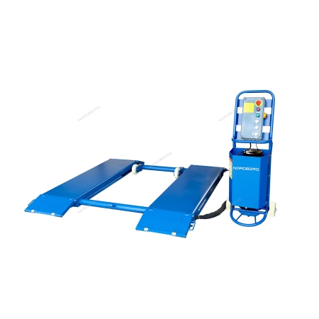 Ножничный подъемник автомобильный 3т напольный 380в N632-3B
