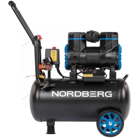 Компрессор безмасляный 220 В, ресивер 24 л, 250 л/мин NCEO24/250 (NORDBERG)