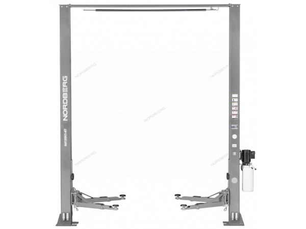 Подъемник для автомобиля в гараж двухстоечный 4т 380в N4120H1-4G