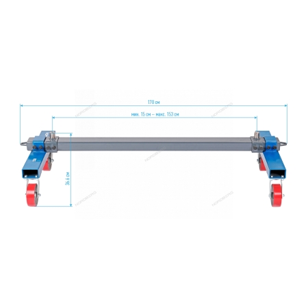 Тележка для перемещения неисправных автомобилей  N3S5 (NORDBERG)