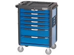Тележка инструментальная, 7 выдвижных ящиков, синяя T7N(B) (NORDBERG)