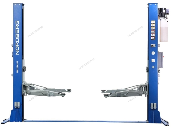 Подъемник автомобильный 2 стоечный 5т электростопора 380в N4122AE-5B_38
