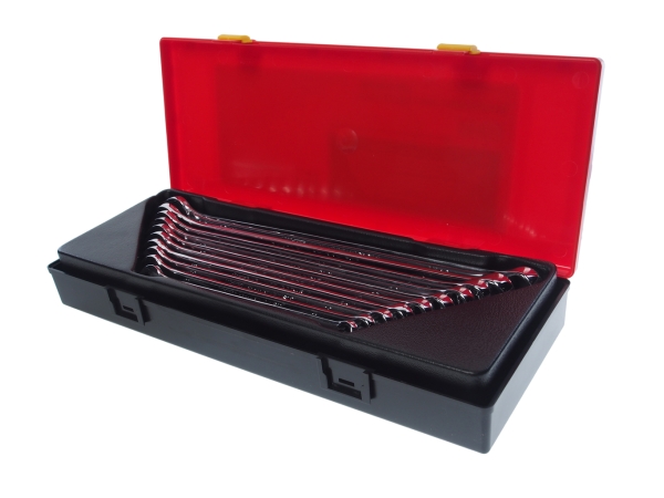 Набор ключей комбинированных 10-19мм удлиненных 10 предметов в кейсе JTC