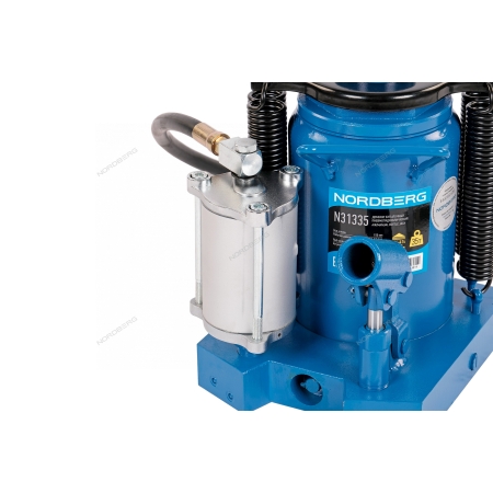 Домкрат бутылочный пневмогидравлический, 35 т N31335 (NORDBERG)