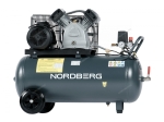 Компрессор поршневой с ременной передачей, 380 В, ресивер 100 л, 500 л/мин NCP100/500 (NORDBERG)