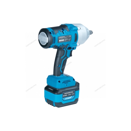 Гайковерт аккумуляторный, 1/2\", 20 В, 1000 Нм, с аккумулятором 6А и зарядным устройством NE810K (NORDBERG)