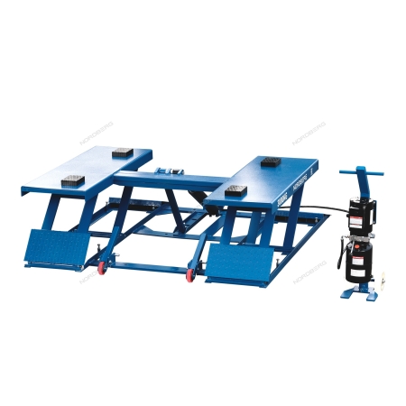 Автоподъемник ножничный 3т мобильный 220в N633-3B_220