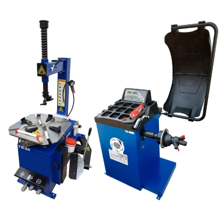 Комплект TS-24 Шиномонтажный станок полуавтомат + TS-600 Балансировочный станок