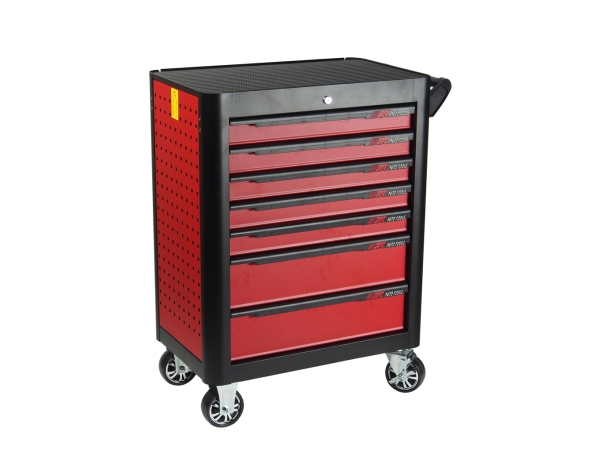 Тележка инструментальная 7 секций красная JTC