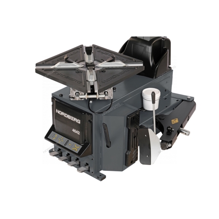 Станок шиномонтажный автомат, двухскоростной, стол с накладками, 380 В, серый 4642(G) (NORDBERG)