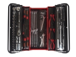 Набор инструментов 75 предметов в переносном инструментальном ящике (5 лотков) JTC