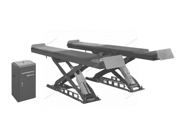 Ножничный подъемник для авто 4,5т для сход развала заглубляемый 380в N634-4,5G_380_H