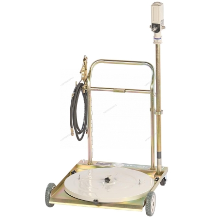 Насос для бочки 200 л для масла и смазки пневматический c тележкой NO5026 (NORDBERG)