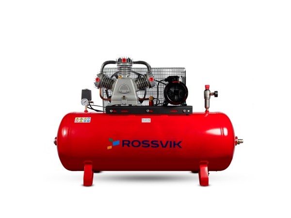 Компрессор ROSSVIK СБ4/Ф-270.LB75, 950л/мин, 10бар, ресивер 270л, 380В/5,5кВ RAL3001 КРАСНЫЙ