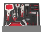 Набор инструментов 12 предметов слесарно-монтажный в ложементе JTC