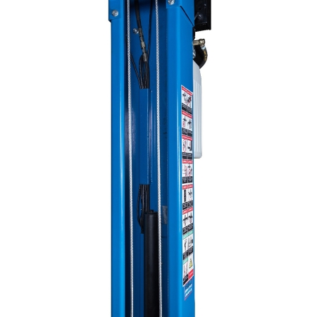 Подъемник для ремонта автомобилей двухстоечный 4т электростопора + с верхней синхронизацией 380в S4D-2E