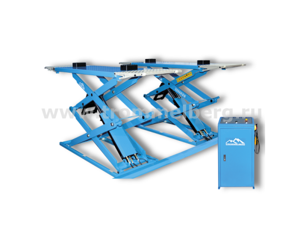 Подъемник ножничный автомобильный 3т напольный TST 330S