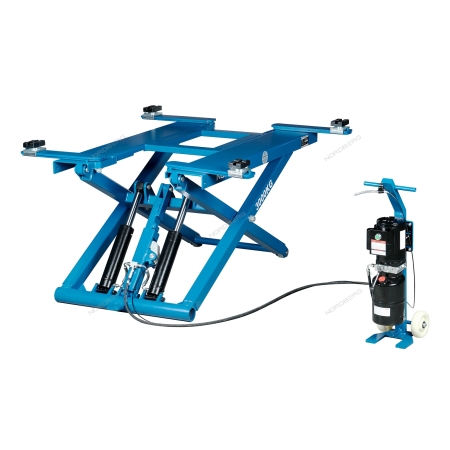 Гидравлический ножничный подъемник 3т мобильный  380в N634-3B_380