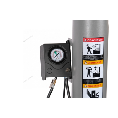 Станок шиномонтажный полуавтомат, двухскоростной, стол с накладками, взрывная накачка, 380 В, серый 4639G 380 (NORDBERG)