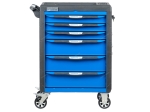 Тележка инструментальная, 6 выдвижных ящиков, с системой защиты от опрокидывания, синяя T6P(B) (NORDBERG)